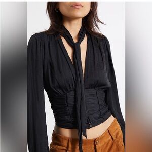 NWT Free People Meet Me There Buttondown sz XS